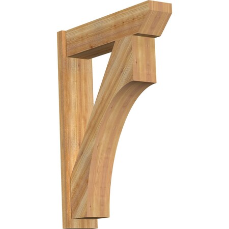 Ekena Millwork Westlake Slat Rough Sawn Outlooker, Western Red Cedar, 8"W x 32"D x 44"H OUT08X32X44WTL06RWR